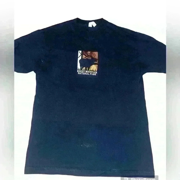 Rocky Mountain National Park Embroidered T-Shirt - Picture 1 of 4